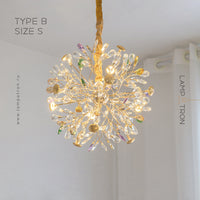NELIO Chandelier by Lampadom - top view