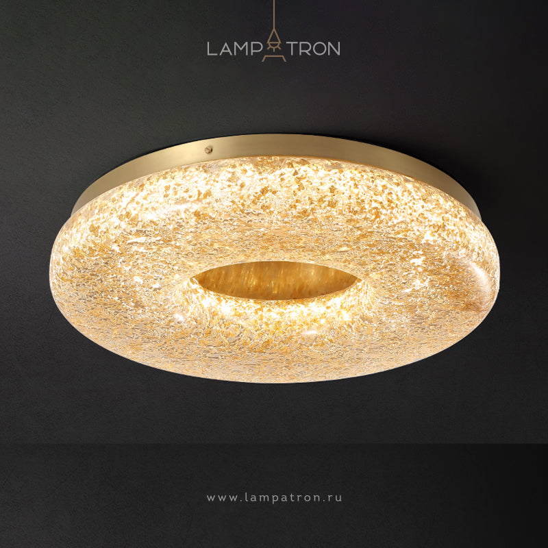 NELIUS Ceiling Chandelier by Lampadom - top view