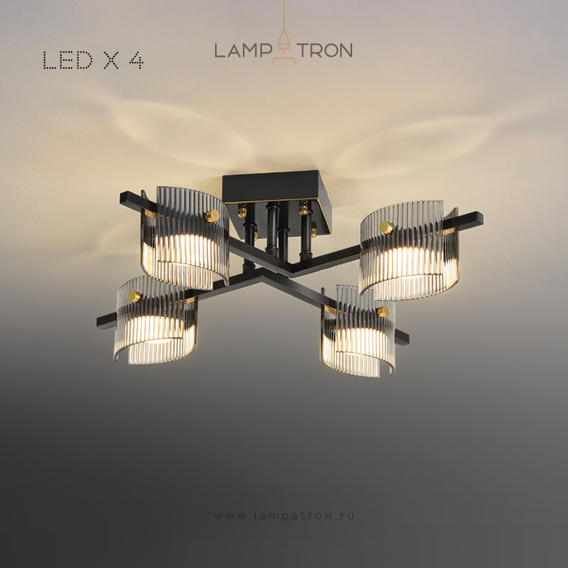 NICOLETTA Ceiling Chandelier by Lampadom - detail view