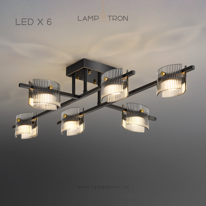 NICOLETTA Ceiling Chandelier by Lampadom - scale reference