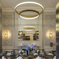 NIMBUS Ring Chandelier by Lampadom - angle view