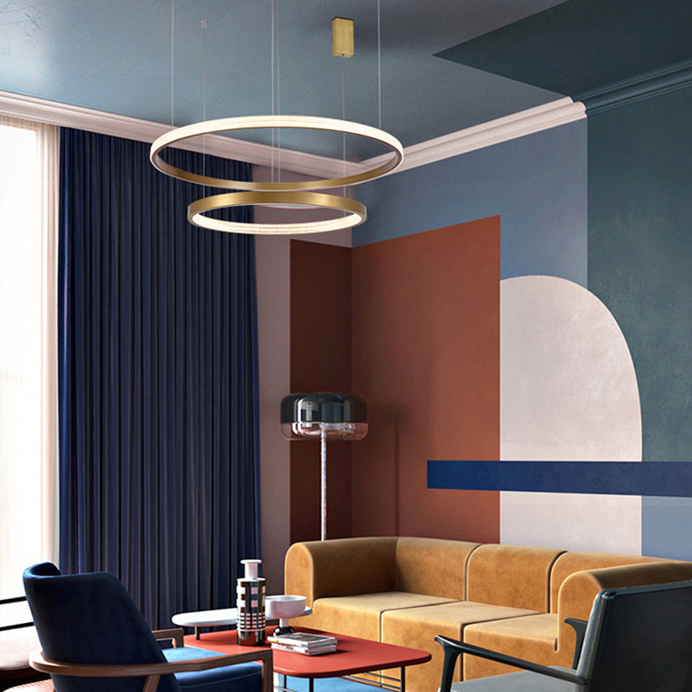 NIMBUS Ring Chandelier by Lampadom - side view
