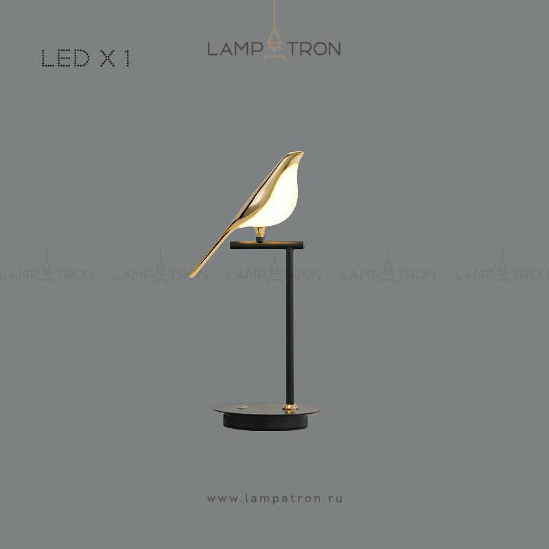 NOMI Table Lamp by Lampadom - side view