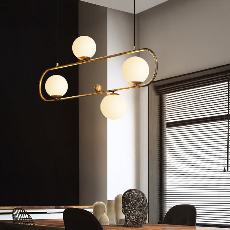 HOOP Linear Chandelier by Lampadom - scale reference