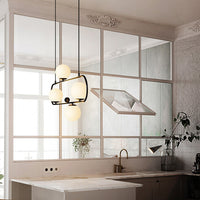HOOP Linear Chandelier by Lampadom - angle view