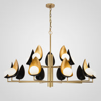 ODENCE Chandelier by Lampadom - angle view