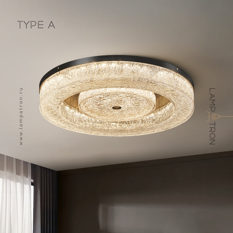 OLAGUS Ceiling Chandelier by Lampadom - scale reference