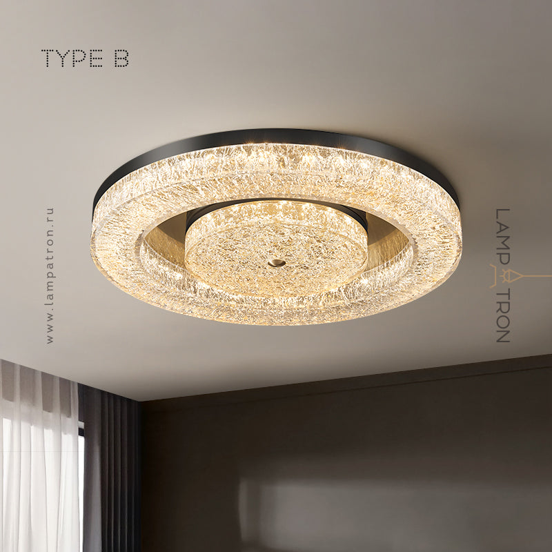 OLAGUS Ceiling Chandelier by Lampadom - top view