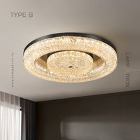 OLAGUS Ceiling Chandelier by Lampadom - top view