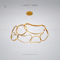 OTEA Ring Chandelier by Lampadom - side view
