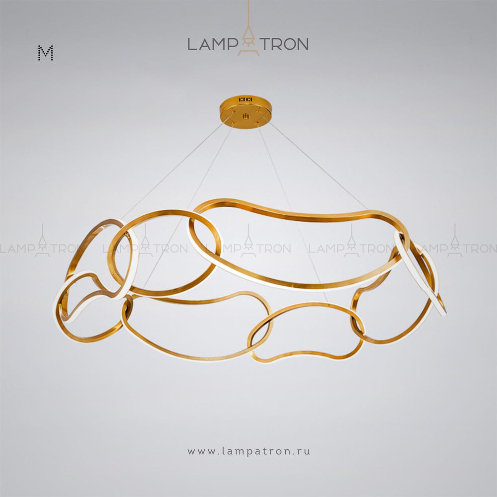 OTEA Ring Chandelier by Lampadom - close-up