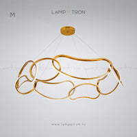 OTEA Ring Chandelier by Lampadom - close-up