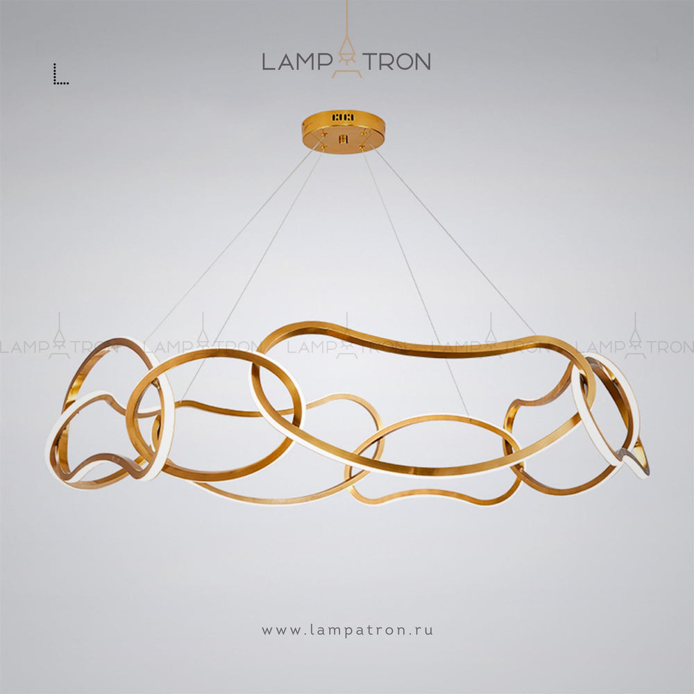 OTEA Ring Chandelier by Lampadom - detail view