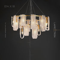 PALMIRA Chandelier by Lampadom - side view
