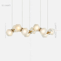 PHILLIS Linear Chandelier by Lampadom - ambient shot