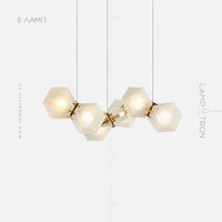 PHILLIS Linear Chandelier by Lampadom - detail view