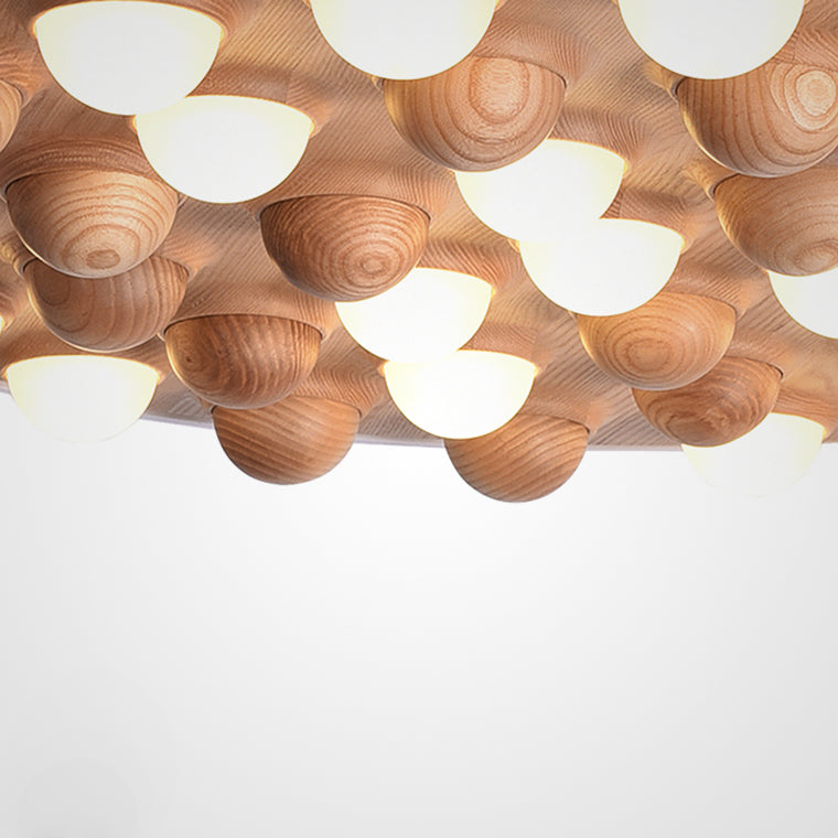 PIE Ceiling Chandelier by Lampadom - scale reference