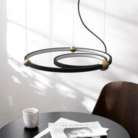 PLANETARY Ring Chandelier by Lampadom - side view
