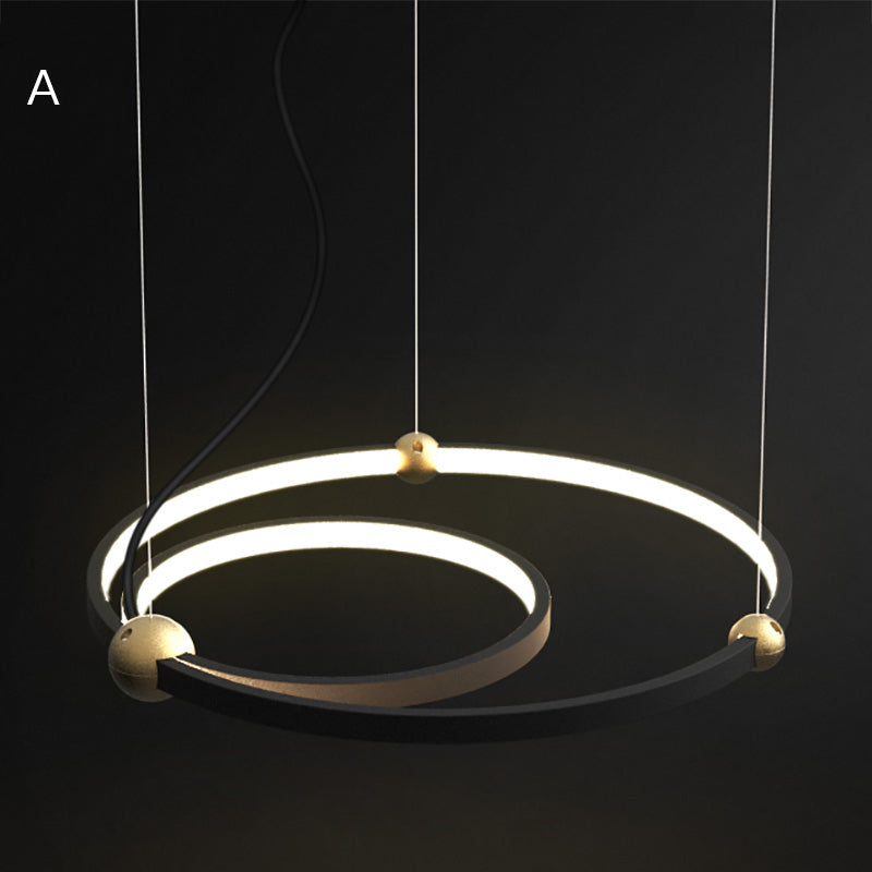PLANETARY Ring Chandelier by Lampadom - top view