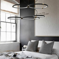 PLANETARY Ring Chandelier by Lampadom - ambient shot