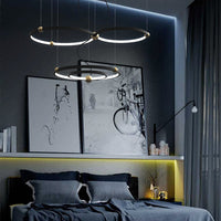 PLANETARY Ring Chandelier by Lampadom - detail view