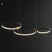 PLANETARY Ring Chandelier by Lampadom - side view
