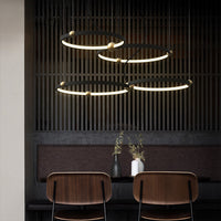 PLANETARY Ring Chandelier by Lampadom - detail view