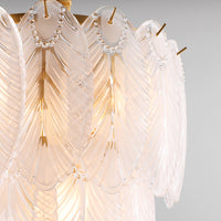 PLUMAGE Chandelier by Lampadom - close-up