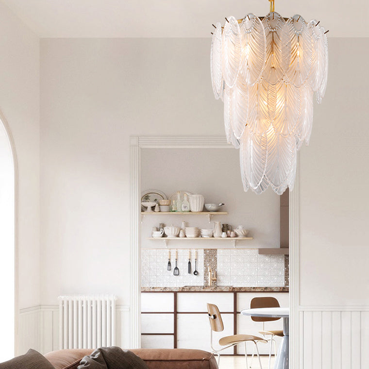 PLUMAGE Chandelier by Lampadom - ambient shot