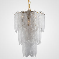 PLUMAGE Chandelier by Lampadom - close-up