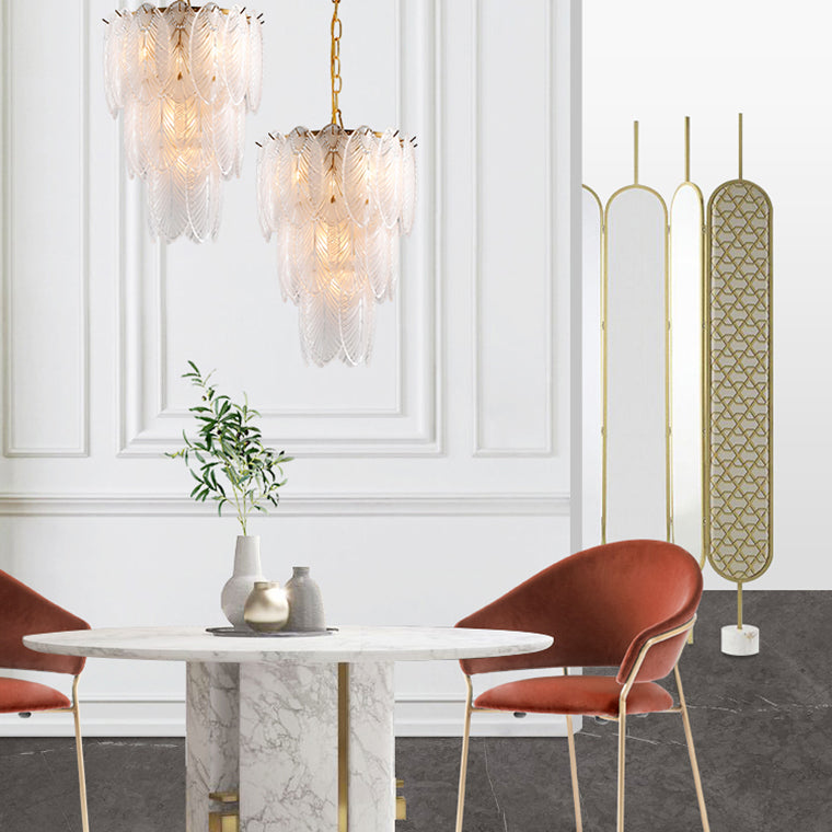 PLUMAGE Chandelier by Lampadom - detail view