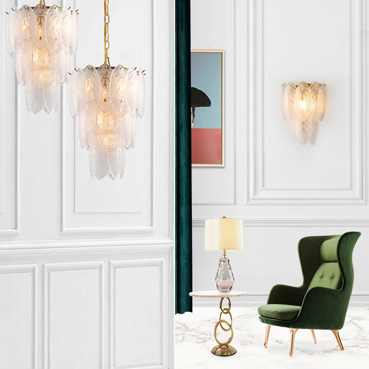 PLUMAGE Chandelier by Lampadom - top view