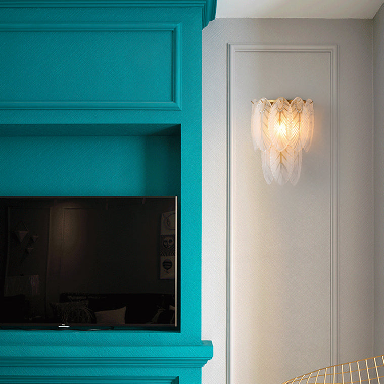 PLUMAGE Wall Light by Lampadom - scale reference