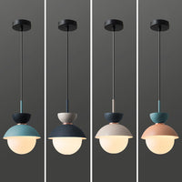 POMPON Pendant by Lampadom - side view