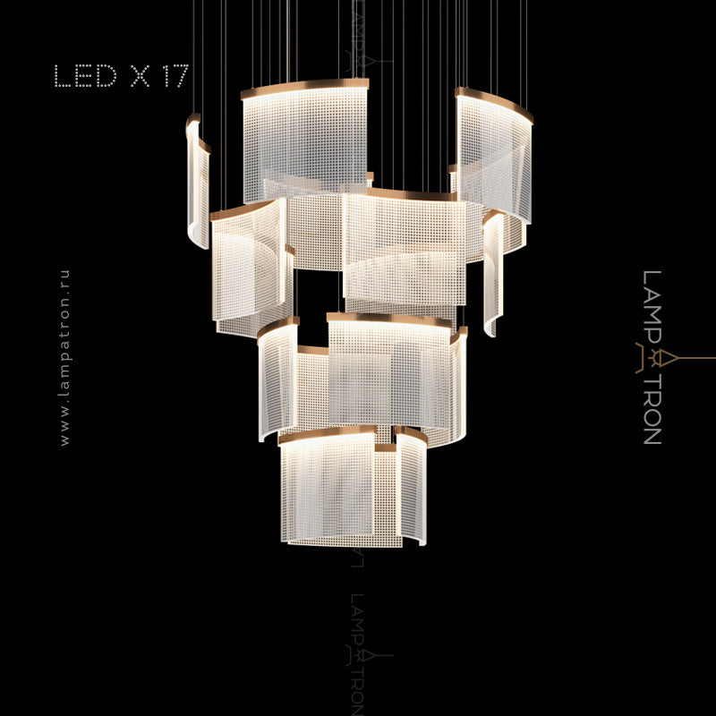 PORRIMA Cascade Light by Lampadom - angle view