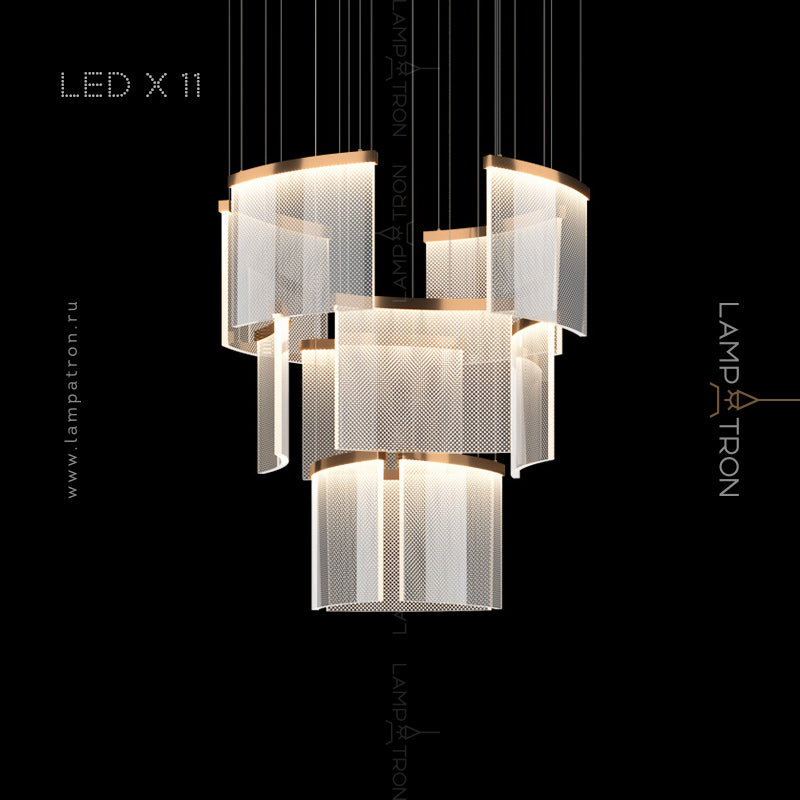 PORRIMA Cascade Light by Lampadom - top view