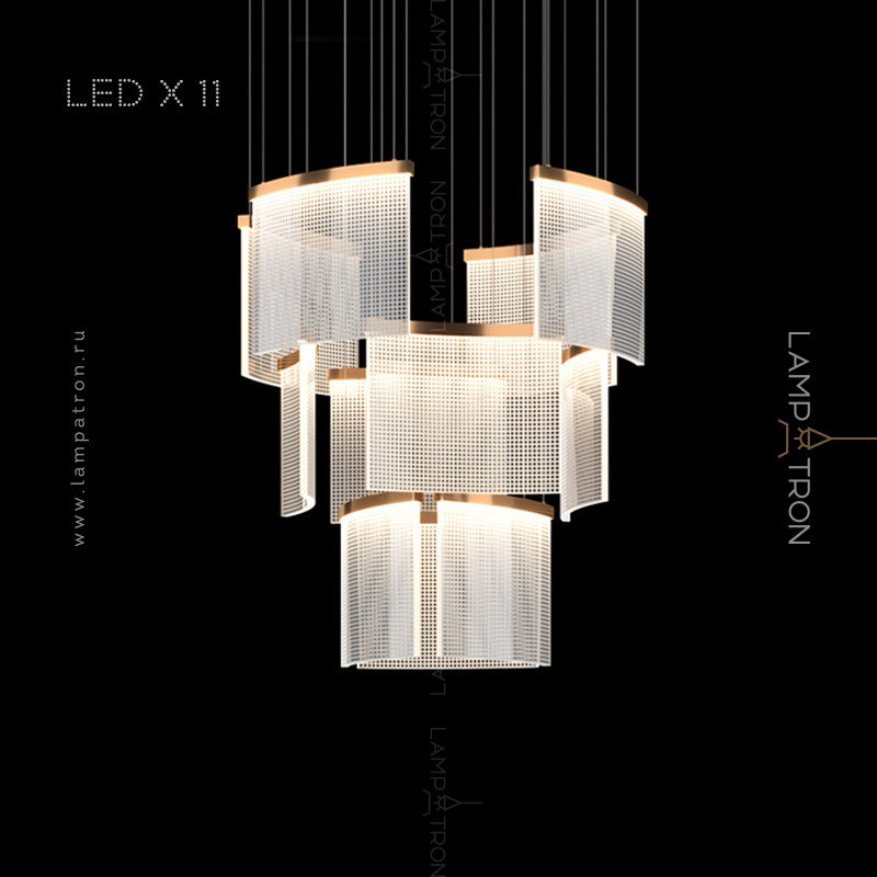 PORRIMA Cascade Light by Lampadom - ambient shot