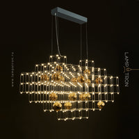 QUANT Chandelier by Lampadom - side view
