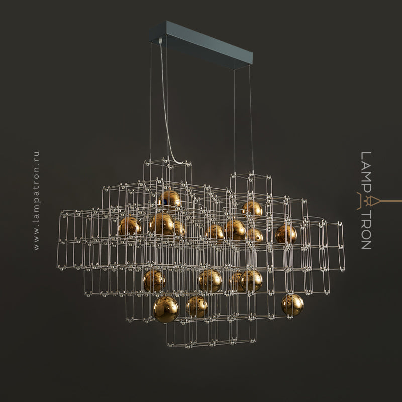 QUANT Chandelier by Lampadom - close-up