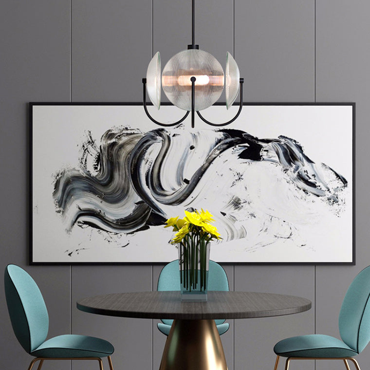 REFLEX Chandelier by Lampadom - side view