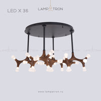 SANTANA Ceiling Chandelier by Lampadom - angle view