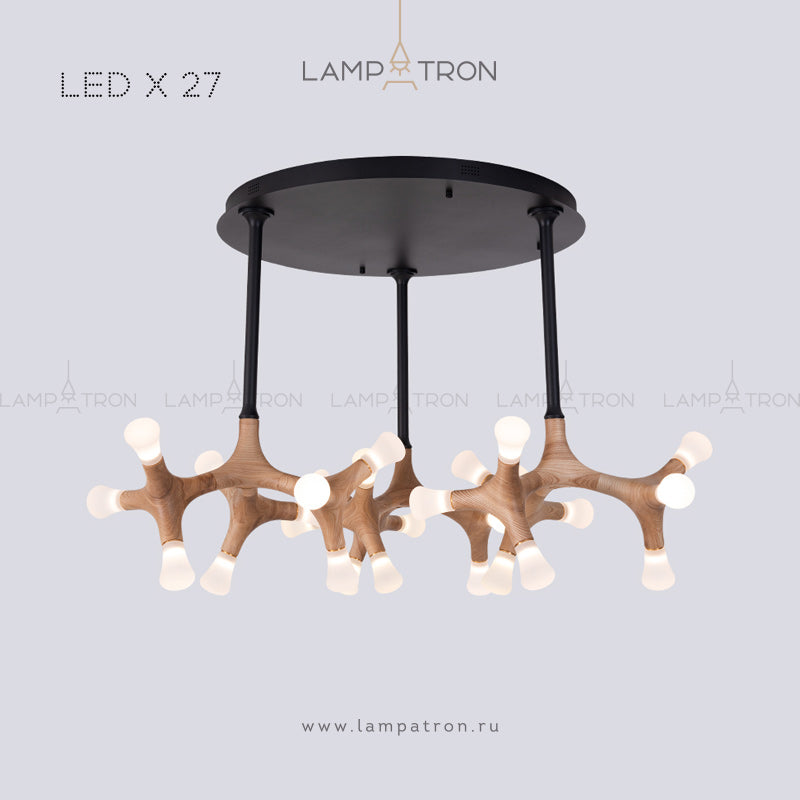 SANTANA Ceiling Chandelier by Lampadom - scale reference