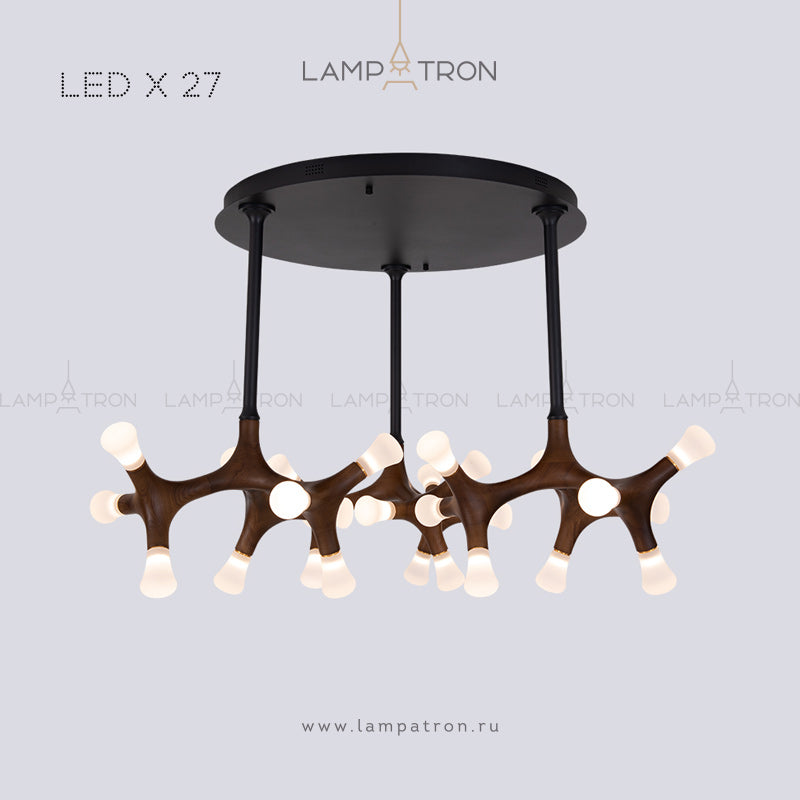 SANTANA Ceiling Chandelier by Lampadom - ambient shot