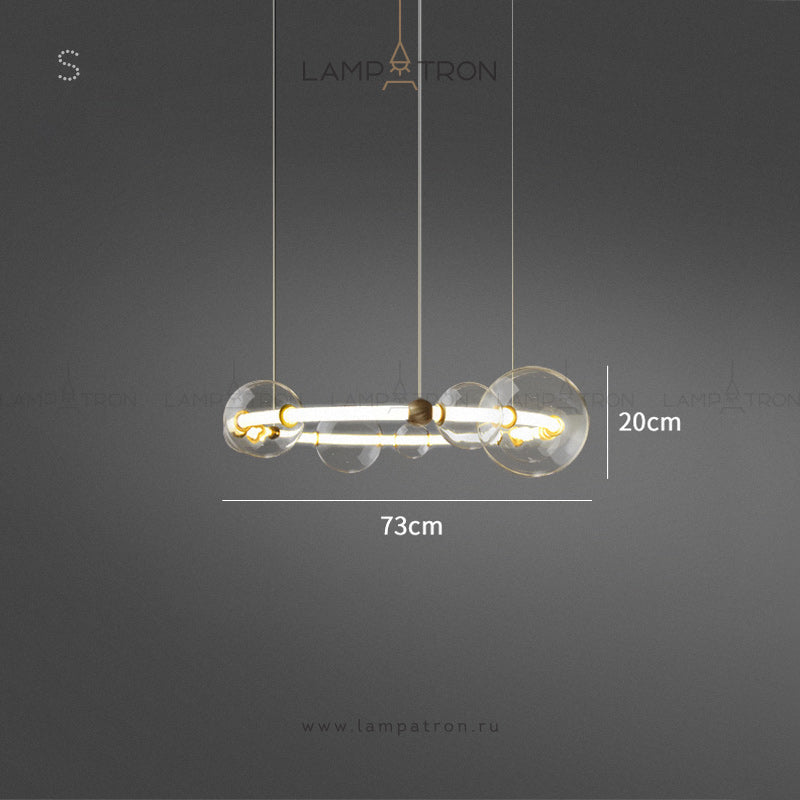 SESSA Ring Chandelier by Lampadom - detail view
