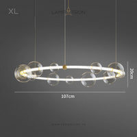 SESSA Ring Chandelier by Lampadom - ambient shot