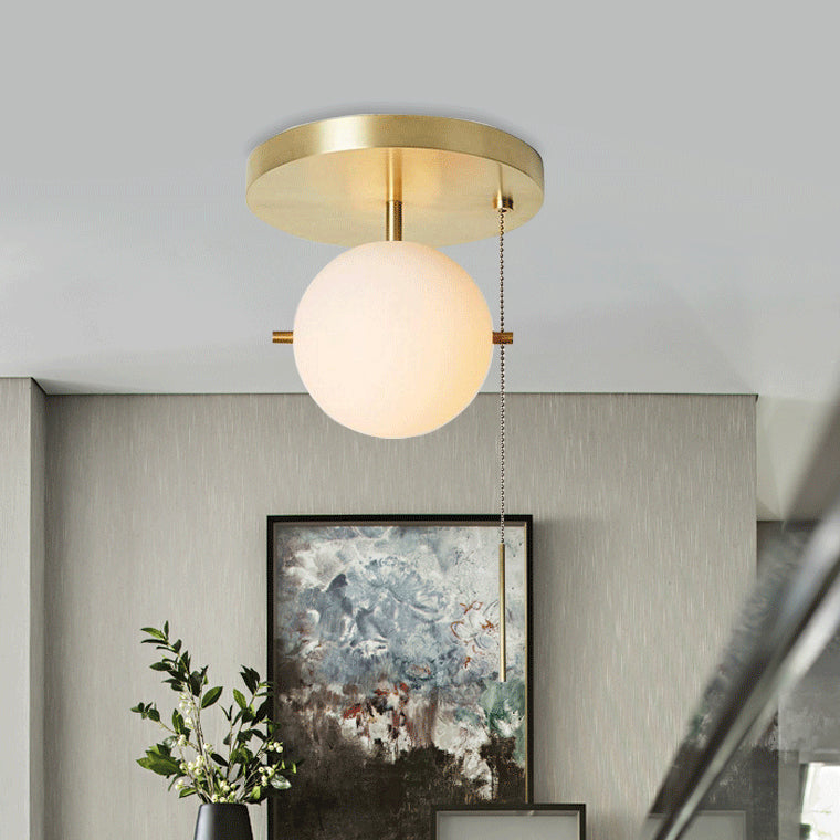SIGNAL FLUSH MOUNT Ceiling Chandelier by Lampadom - detail view