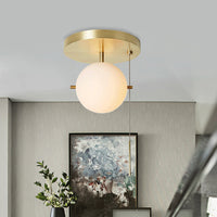 SIGNAL FLUSH MOUNT Ceiling Chandelier by Lampadom - detail view