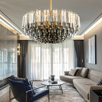 SMOKY Chandelier by Lampadom - top view