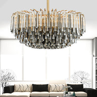 SMOKY Chandelier by Lampadom - angle view