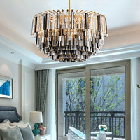 SMOKY Chandelier by Lampadom - scale reference